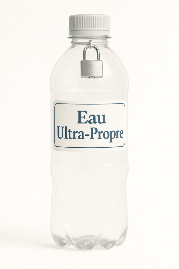 Eau ultra propre - Distillée jusqu’à l’absence